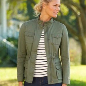 LL Bean Olive/Army Green Freeport Field Utility Jacket, Size XS, EUC